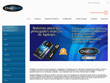Tablet Screenshot of ovaltech.com.mx